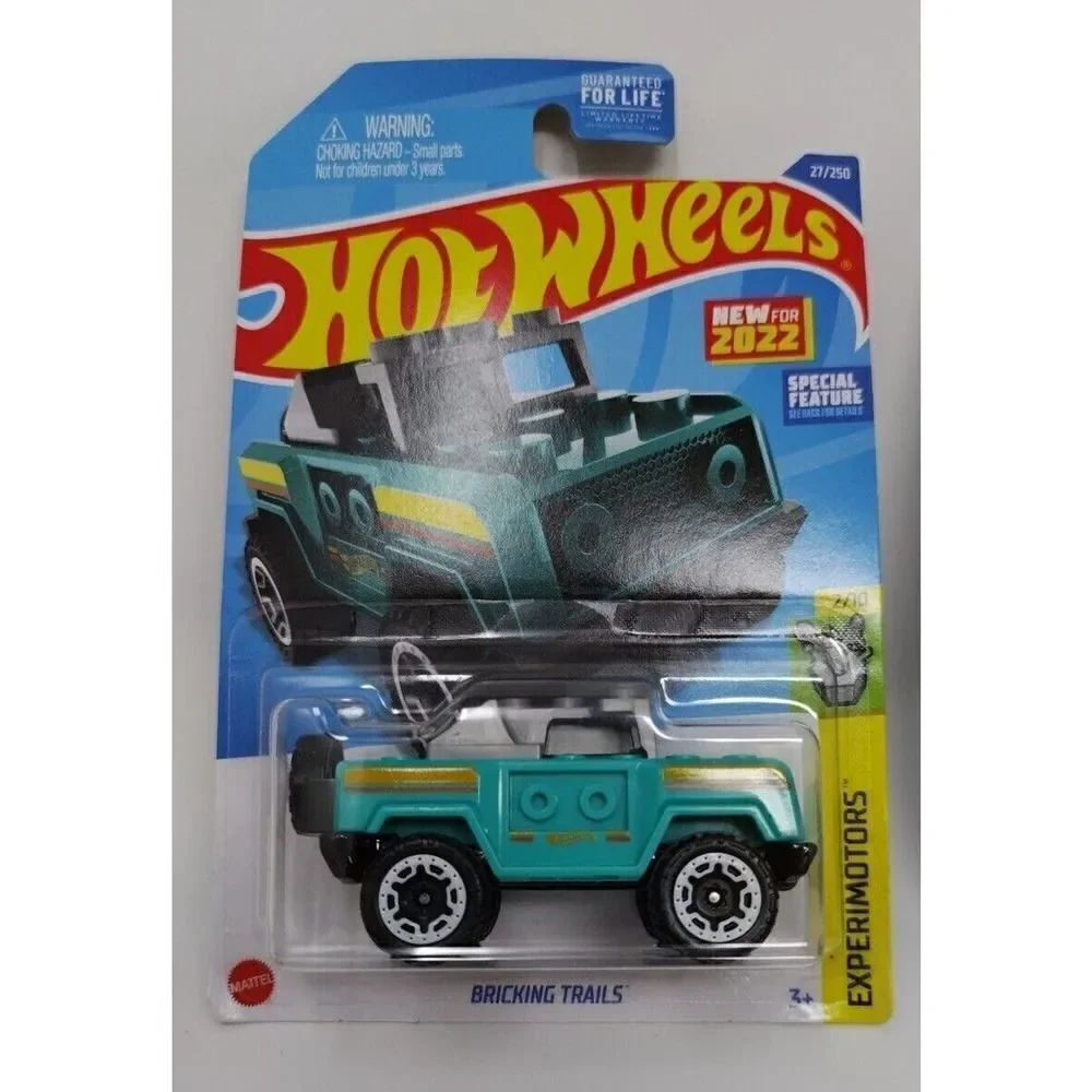 Hot Wheels Experimotors Lot Of 5 Includes 3 Lego Brick Compatible Vehicles Cool!